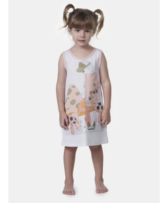 Camisola Sonhart regata Infantil Menina Estampa Pat
