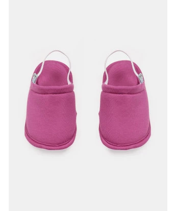 Pantufa Infantil Feminina Fechada 1 a 4 anos Fucsia