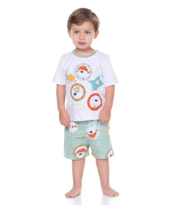 PIJAMA MANGA CURTA E SHORT