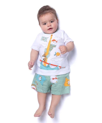 PIJAMA MANGA CURTA E SHORT