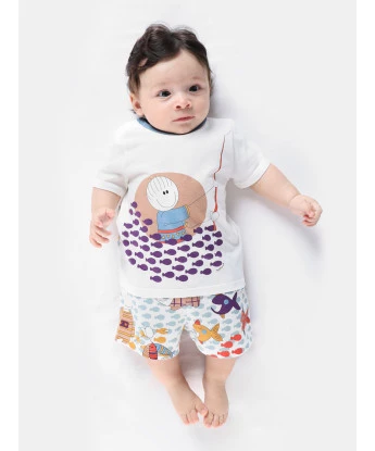 Pijama manga curta e short    