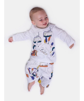 Pijama manga longa e calça