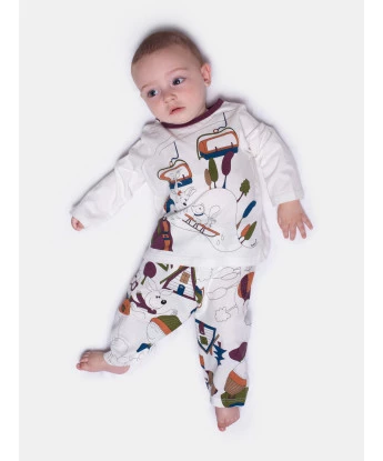 Pijama manga longa e calça
