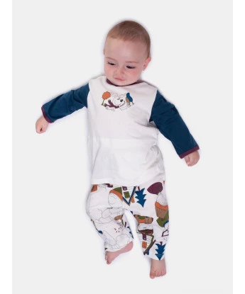 Sonhart Pijama Bebê Menino Manga Longa e Calça Estampada