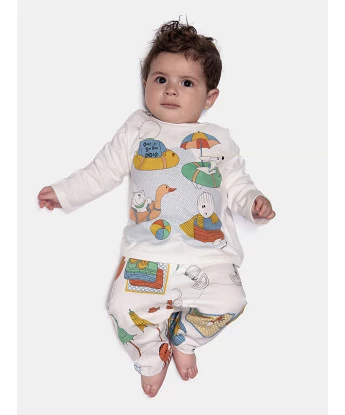 Pijama Manga Longa e Calça
