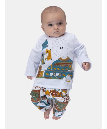 Pijama Manga Longa e Calça