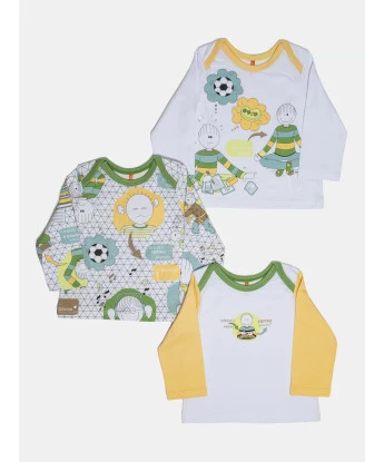Kit Pagão Masculino Bebe Manga Longa