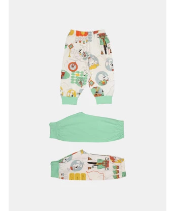 Kit Mijão Longo Bebê Menino Estampado