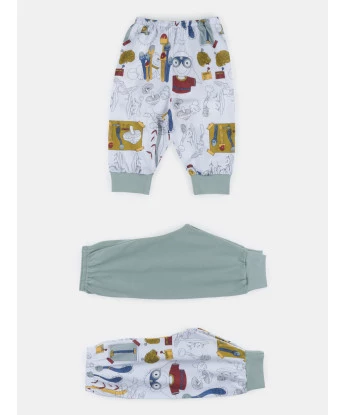 Kit mijão Bebê Menino longo Estampado