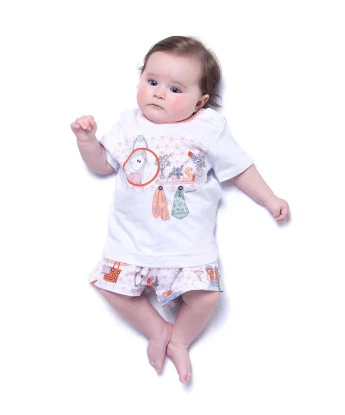 Pijama manga curta e short