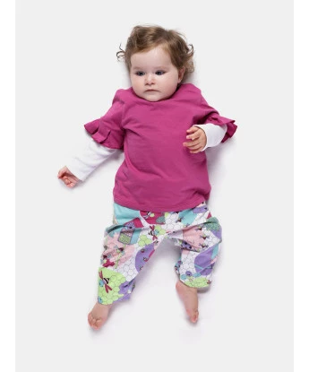 Pijama manga longa e calça 