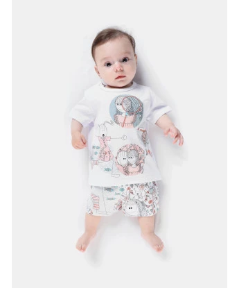 Pijama manga curta e short