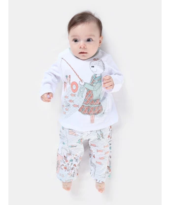 Pijama manga longa e calça