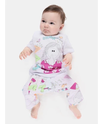 Pijama Manga Curta e Calça