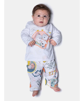 Pijama Manga Longa e Calça