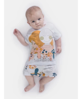 Pijama manga curta e short