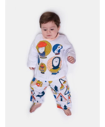 Pijama Manga Longa e Calça