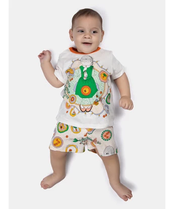 Pijama manga curta e short