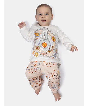 Pijama manga longa e calça   