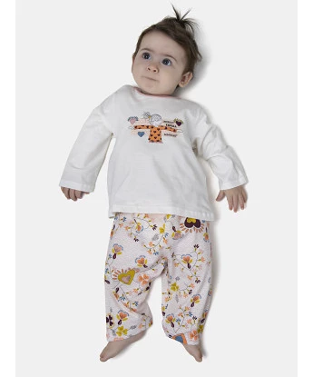 Pijama Feminino Bebe Manga Longa e Calça
