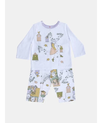 Pijama Feminino Bebe Manga Longa e Calça