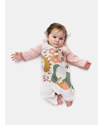 Macacão Feminino Bebe Manga Longa
