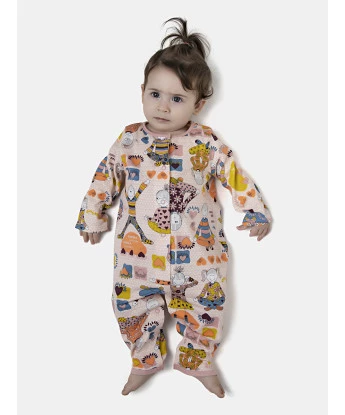 Macacão Feminino Bebe Manga Longa