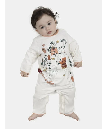 Macacão Feminino Bebe Manga Longa Moletinho