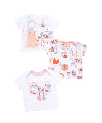Kit Pagão Feminino Bebe Manga Curta