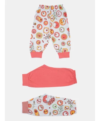 Loja de Pijama | Kit mijão longo Bebê Menina Estampado 