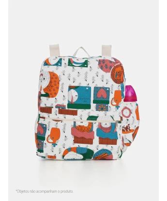 Mochila Sonhart Infantil Feminina Estampa Personagens