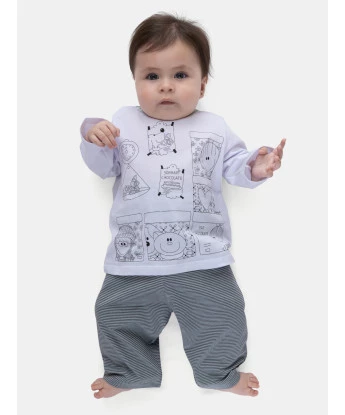 Pijama Manga Longa e Calça