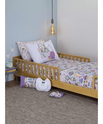 Lençol Elástico com Fronhas Queen Feminino