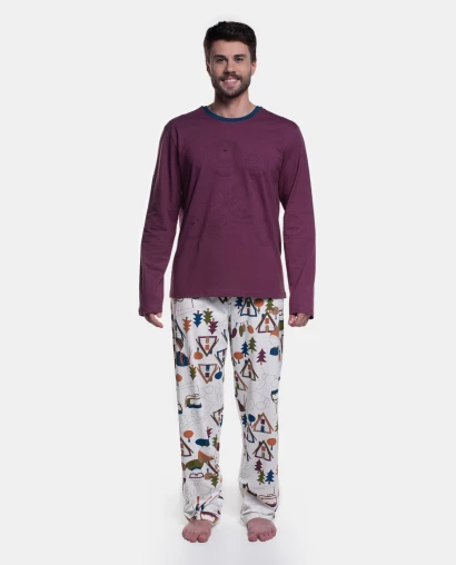 Pijama Manga Longa e Calça
