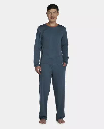 Pijama Masculino Adulto Manga Longa e Calça