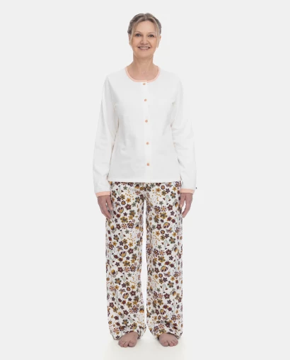 Loja Sonhart Oficial | Homewear Feminino  Clássico Manga Longa e Calça Floral