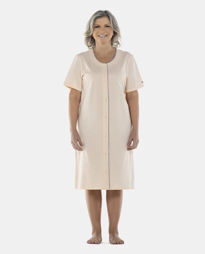 Camisola Feminina Adulto Manga Curta Aberta