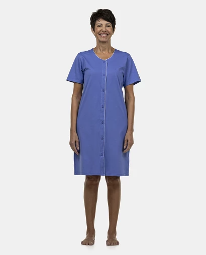 Camisola Feminina Adulto Manga Curta Aberta