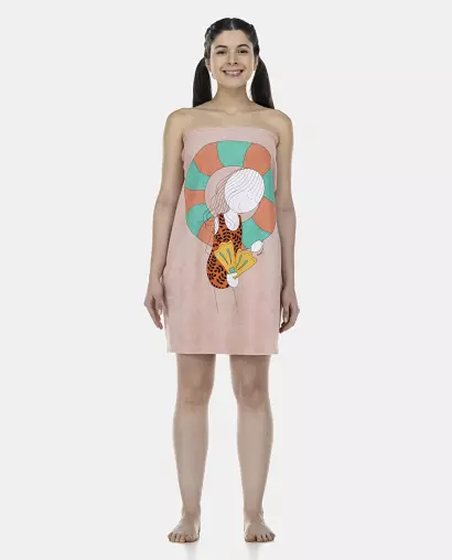 Roupão Feminino Adulto Saída de Banho Atoalhado