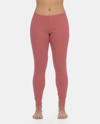 Calça Legging Feminina Adulto Cós Elástico Rosa