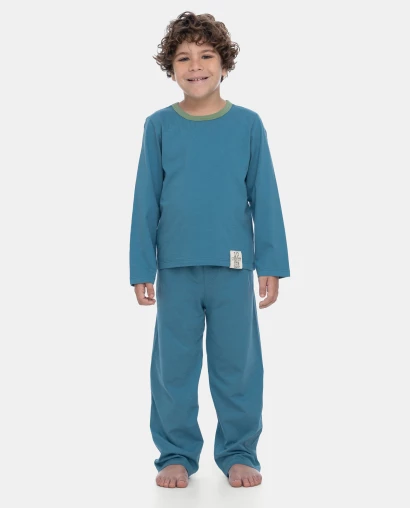 Pijama Manga Longa e Calça