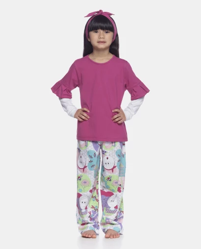 Homewear manga longa e calça