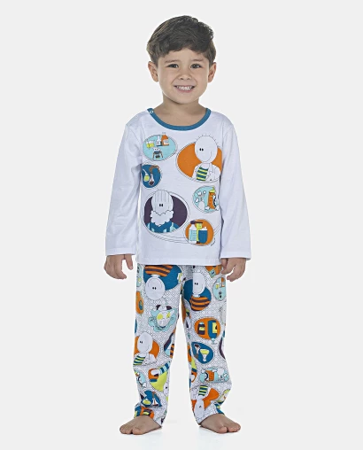 Pijama Masculino Baby Manga Longa e Calça