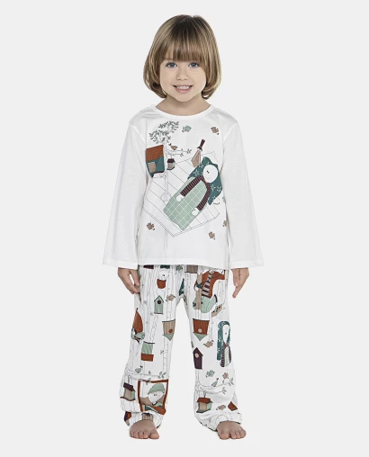 Pijama Masculino Baby Manga Longa e Calça