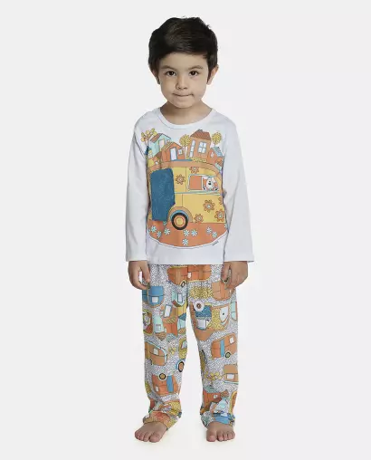 Pijama Masculino Baby Manga Longa e Calça
