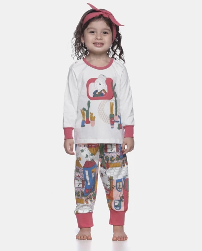 Pijama manga longa e calça