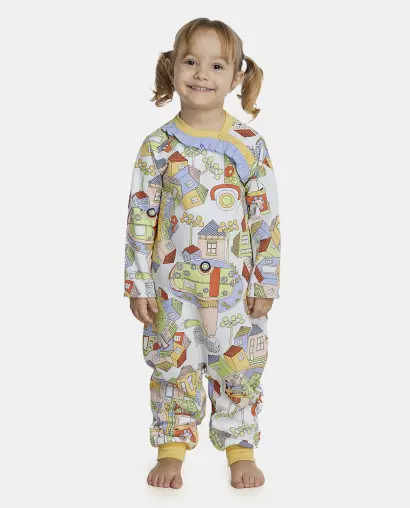 Macacão Feminino Baby Manga Longa