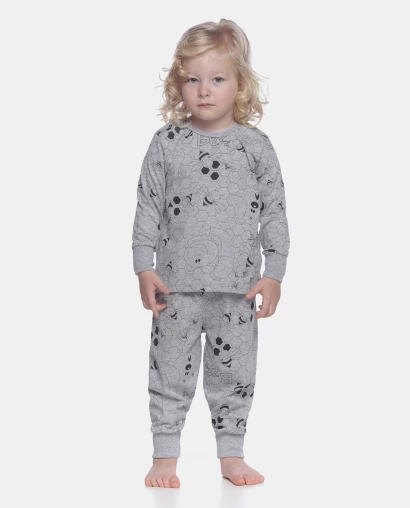 Conjunto Unissex Baby Manga Longa e Calça Com Punho