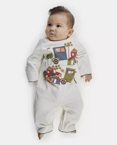 Macacão Masculino Bebe Manga Longa Moletinho