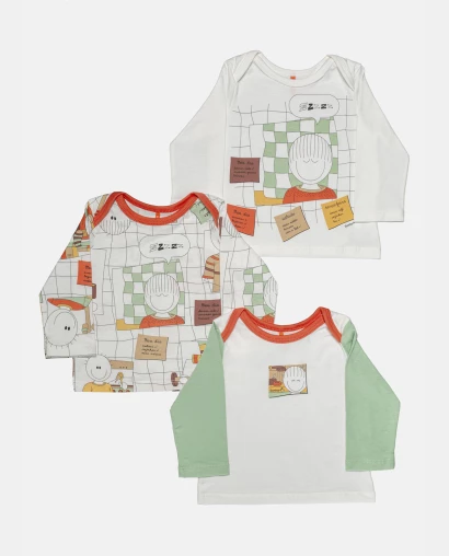 Kit Pagão Masculino Bebê Manga Longa